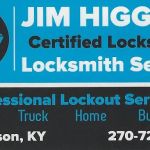 Jim Higgins Certified Locksmith Lockout Services, Henderson KY