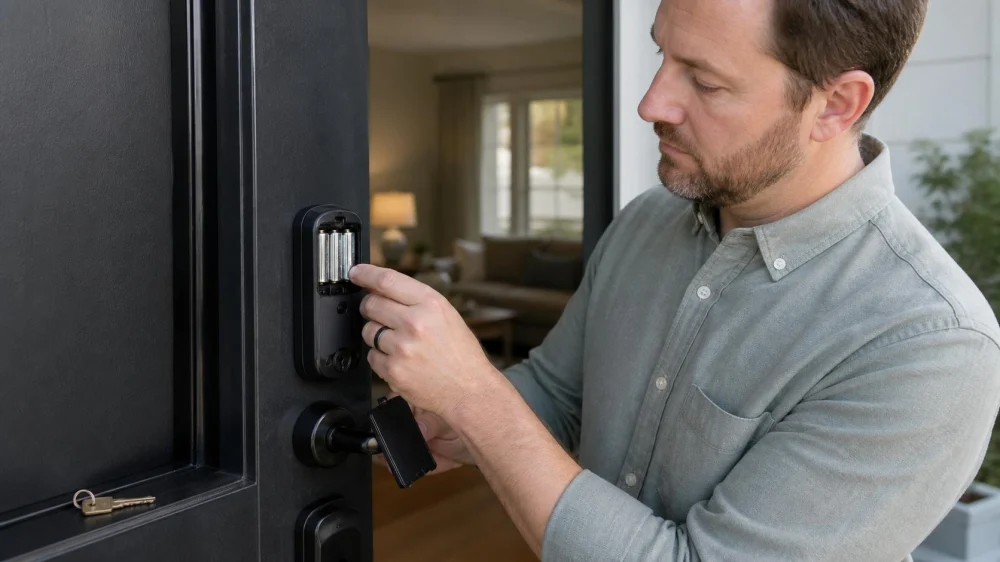 Smart Lock Battery Warning: Replace and Test Access
