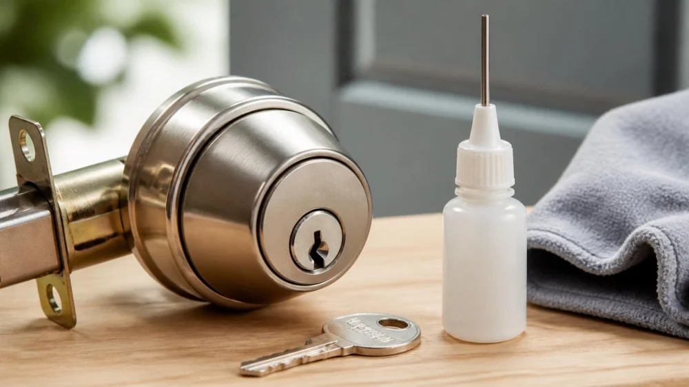 Sticky Lock Cylinder: Clean the Key and Choose the Right Lubricant