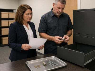 File Cabinet Lock Repair: Protect Records and Track Keys