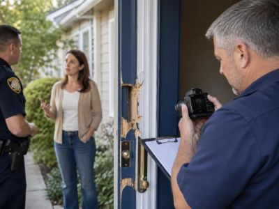 Door Lock Damaged After Forced Entry? Preserve Evidence and Restore Security