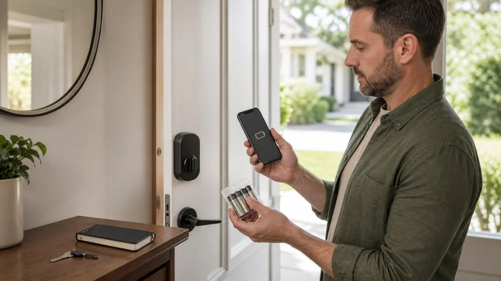 Smart Lock Battery Warning: Build a Backup Access Plan