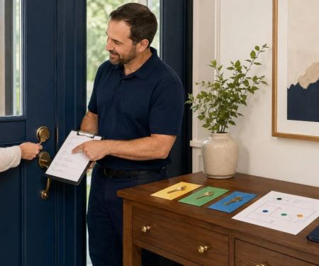 Lock Rekey Appointment: Prepare Access and Key Handoff