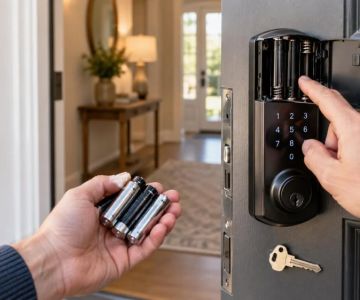 Smart Lock Battery Change: Access, Backup, and Final Test