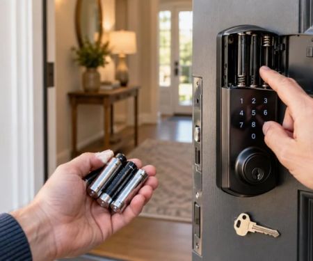 Smart Lock Battery Change: Access, Backup, and Final Test