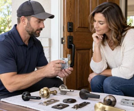 Lock Replacement Hardware List: Door, Function, and Finish