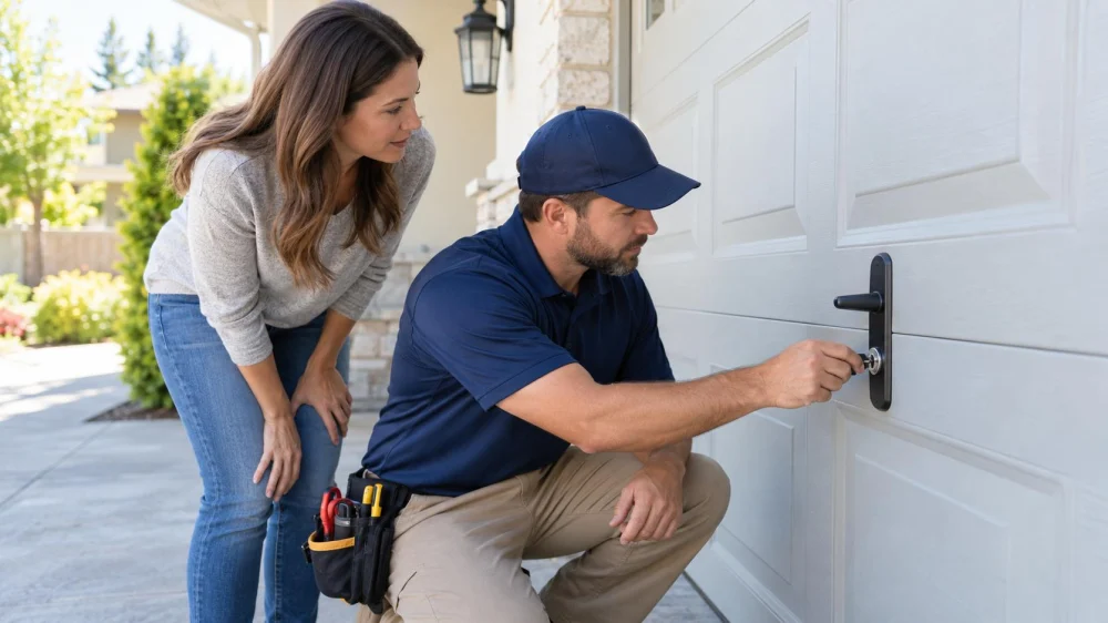 Garage Door Lock Check: Release, Key, and Safe Operation