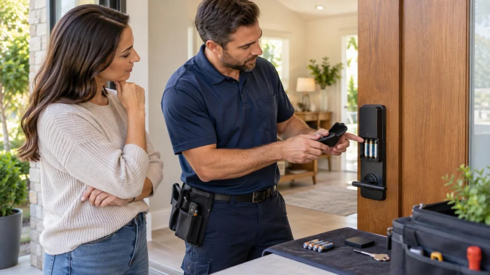 Smart Lock Battery Handoff: Type, Access, and Backup Key