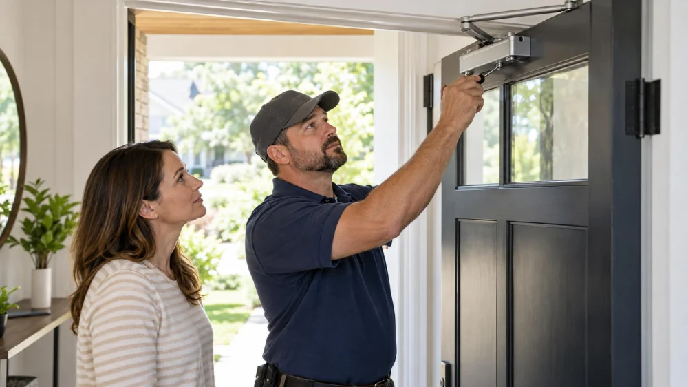 Tuning a Door Closer: Sweep, Latch Action, and Testing